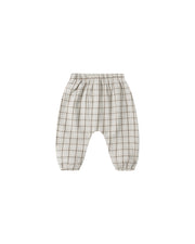 Woven Pant - Blue Plaid