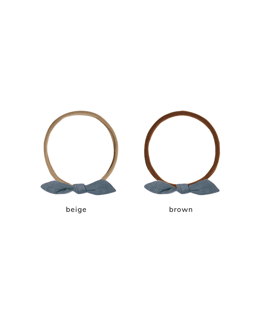 Little Knot Headband - Ocean - Biege