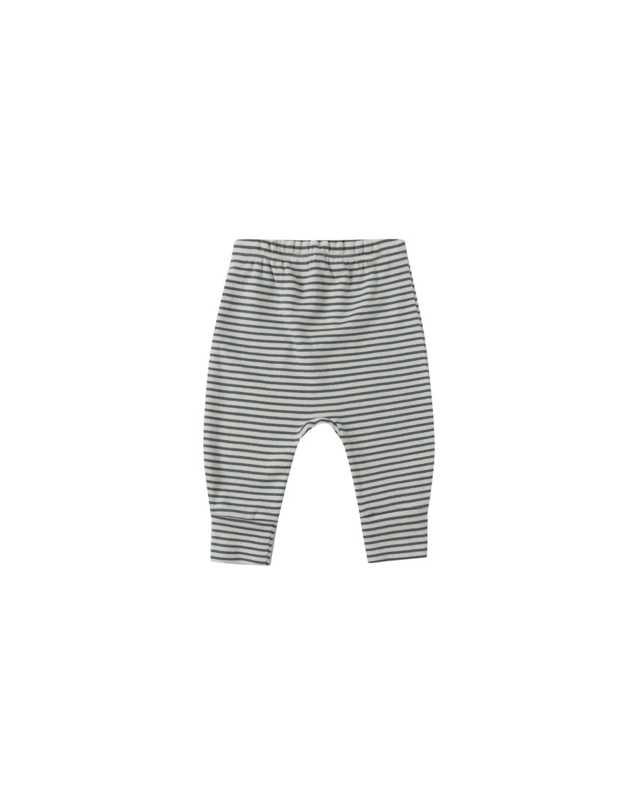 Draw String Pants - Ocean Micro Stripe