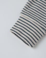Draw String Pants - Ocean Micro Stripe