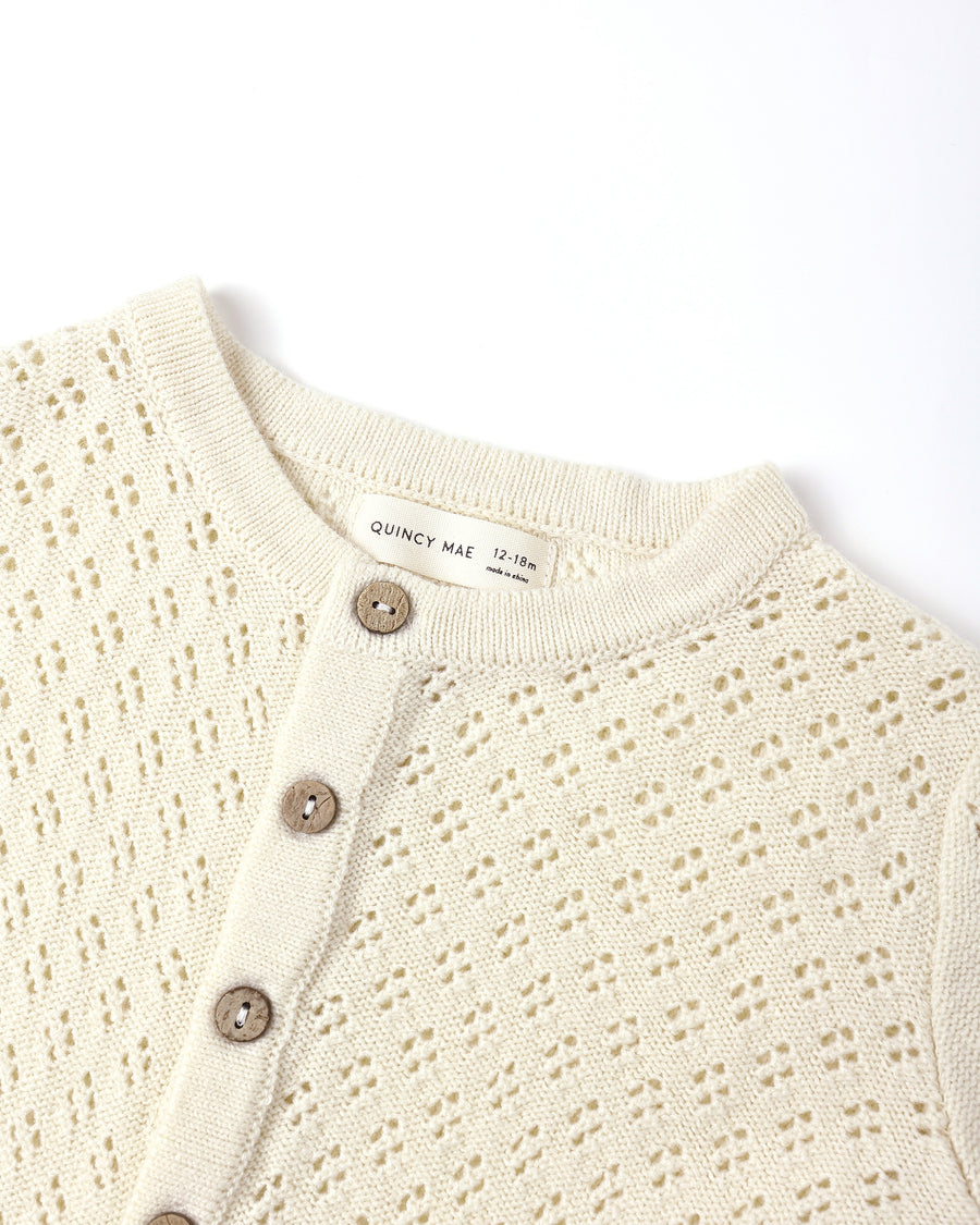 Knit Cardigan - Natural