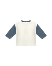 Long Sleeve Henley Tee - Ocean