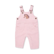 Uni Old School Overall - Veiled Pink Corduroy - Horse Applique
