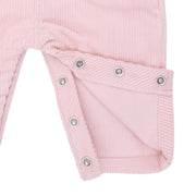 Uni Old School Overall - Veiled Pink Corduroy - Horse Applique