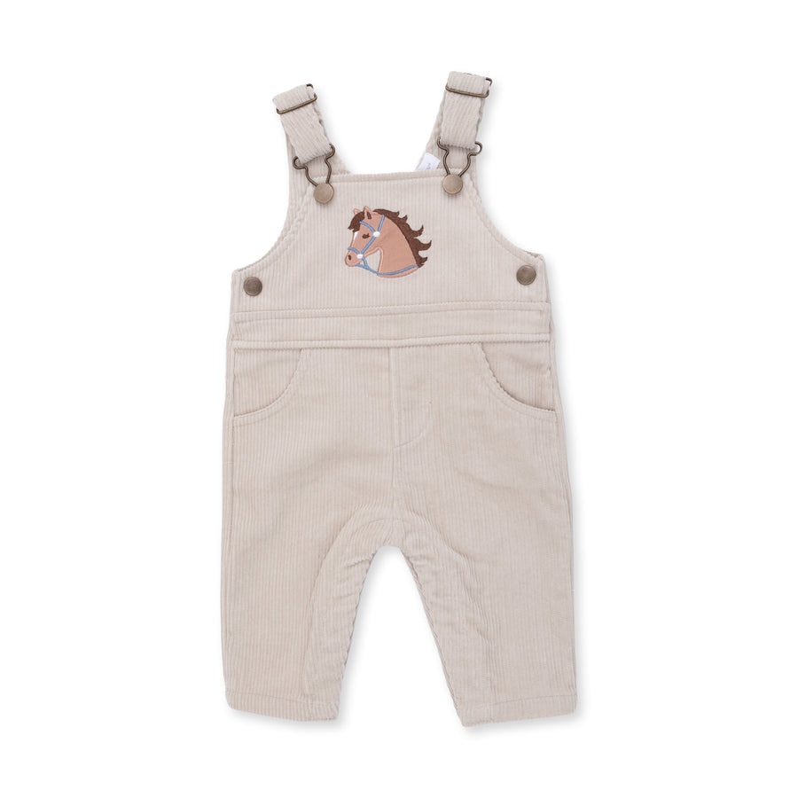 Uni Old School Overall - Peyote Corduroy - Horse Applique