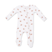 Bamboo Zipper Footie - Mini Footballs