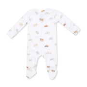 Bamboo Zipper Footie - Puppy Snuggle Club