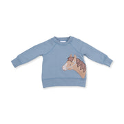 Raglan Sweatshirt - Horse Head
