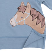 Raglan Sweatshirt - Horse Head
