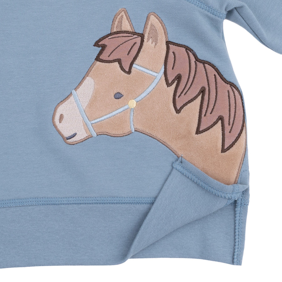 Raglan Sweatshirt - Horse Head
