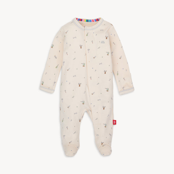 Organic Cotton Magnetic Footie - Fix it Friends