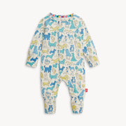 Modal Magnetic Convertible Coverall - Blue it's a PAW-TY
