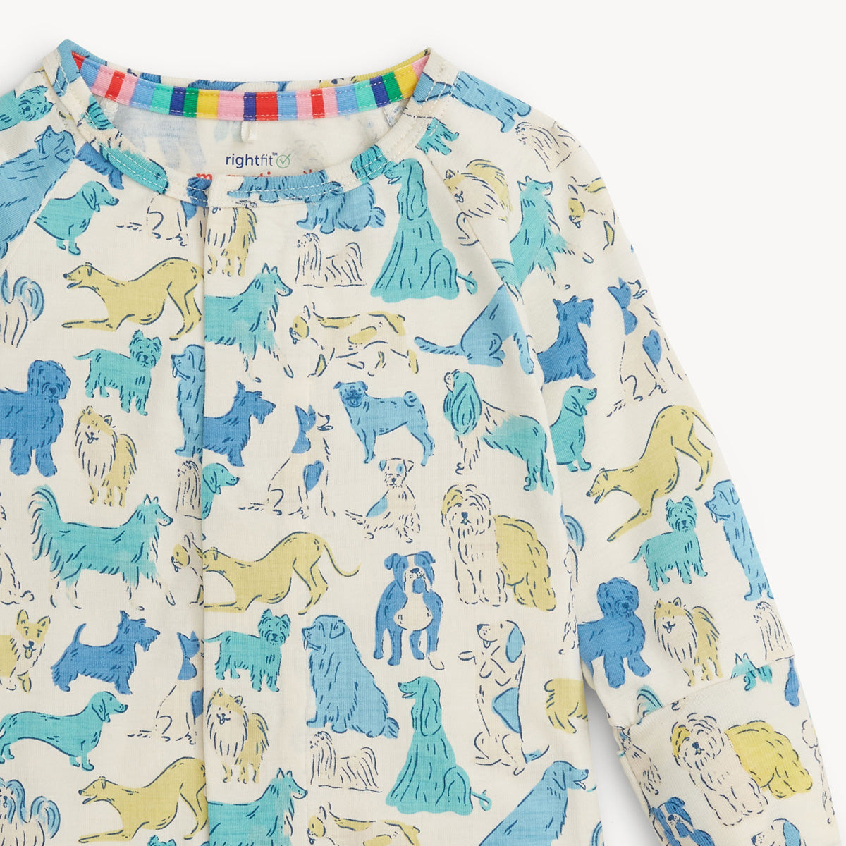Modal Magnetic Convertible Coverall - Blue it's a PAW-TY