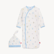 Modal Magnetic Gown & Hat - Blue Baby Beats