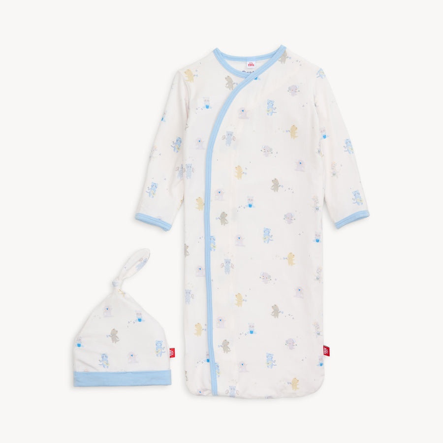 Modal Magnetic Gown & Hat - Blue Baby Beats