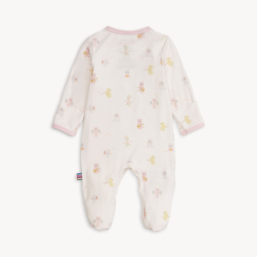 Modal Magnetic Footie - Pink Baby Beats