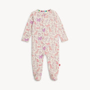 Modal Magnetic Footie - Pink it's a PAW-TY