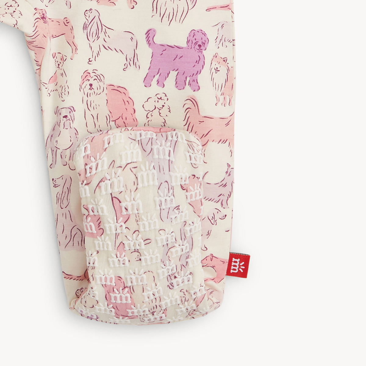 Modal Magnetic Footie - Pink it's a PAW-TY