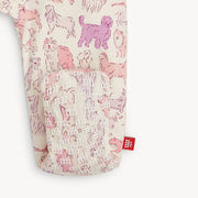 Modal Magnetic Footie - Pink it's a PAW-TY