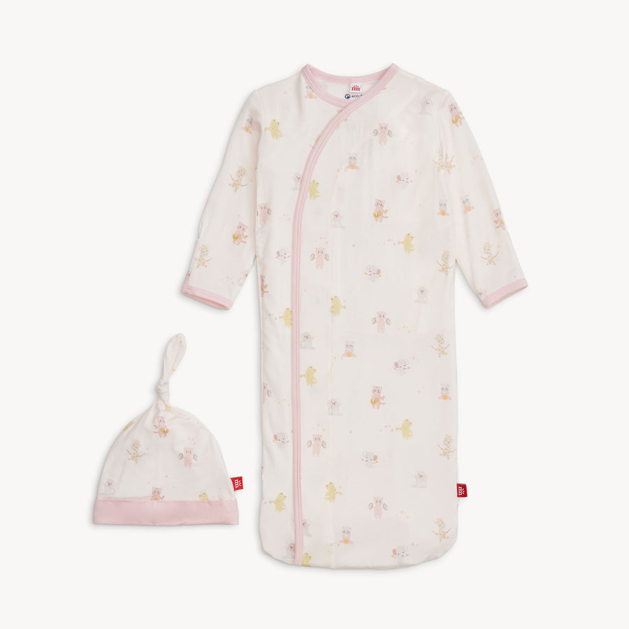 Modal Magnetic Gown & Hat - Pink Baby Beats