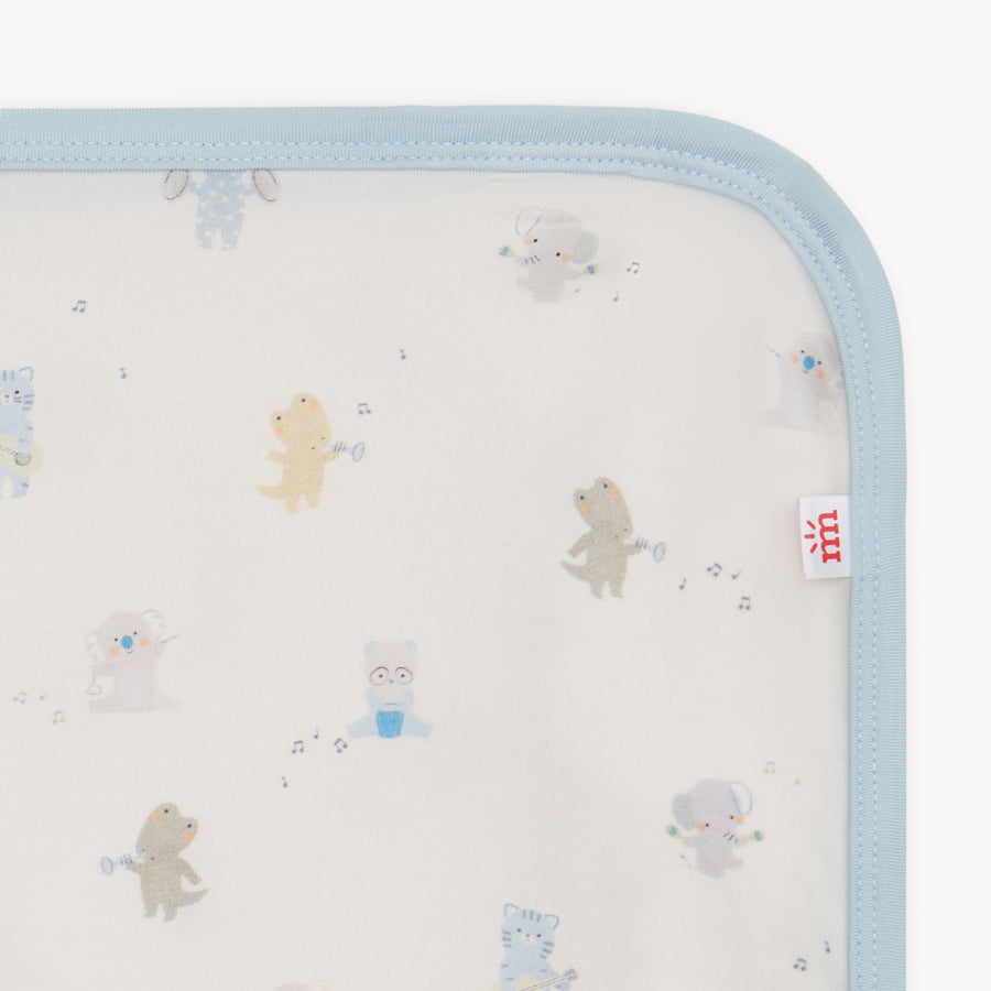 Modal Baby Blanket - Blue Baby Beats