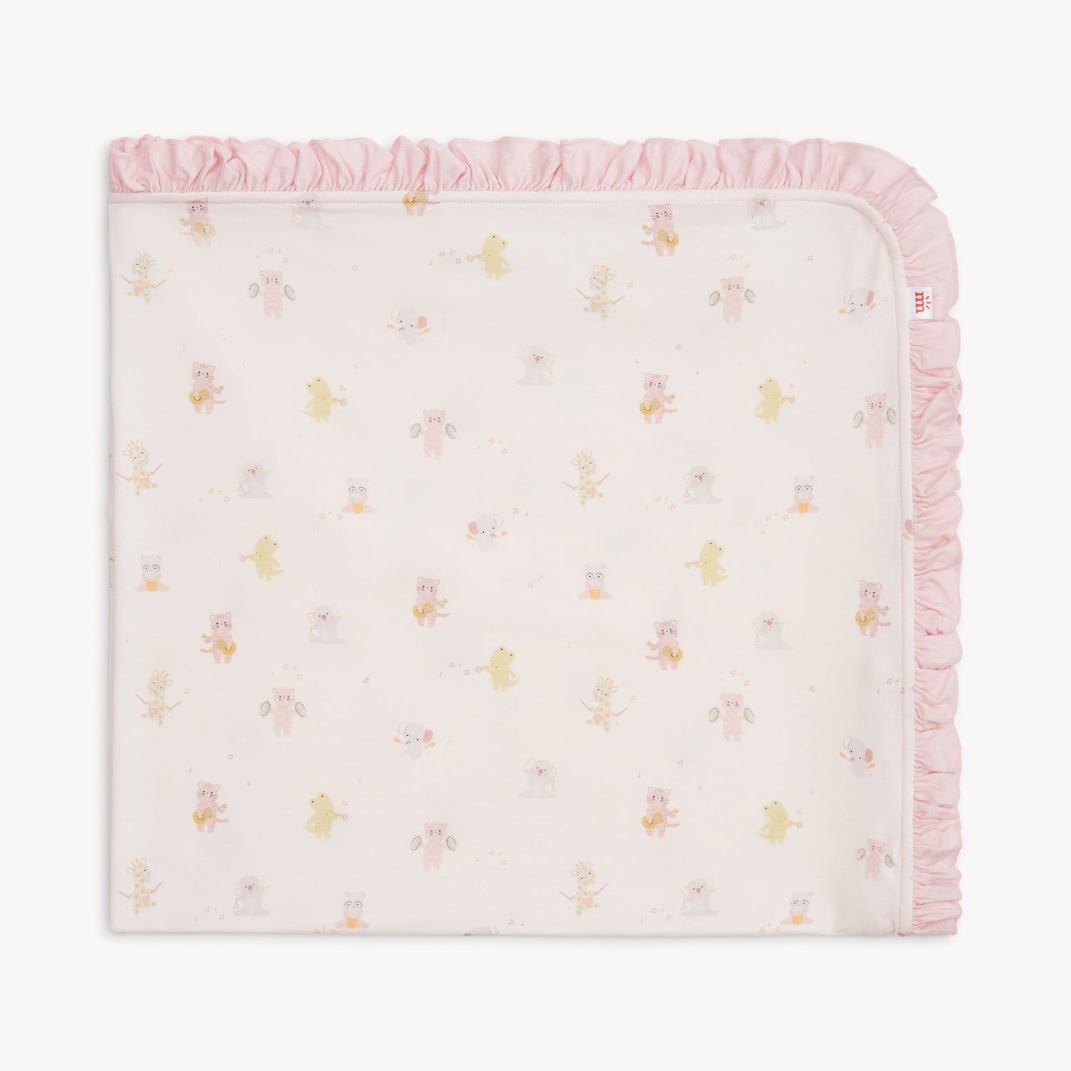 Modal Baby Blanket - Pink Baby Beats