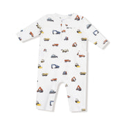 Uni Romper - Construction Vehicles