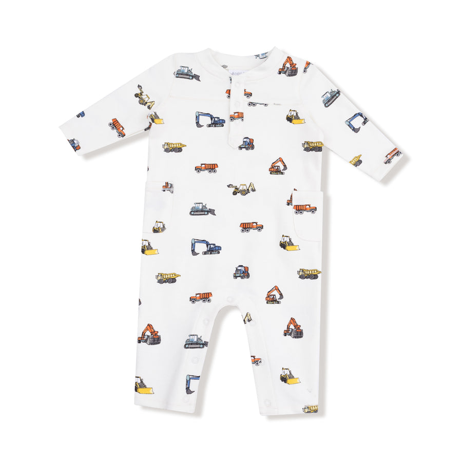 Uni Romper - Construction Vehicles