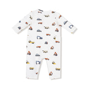 Uni Romper - Construction Vehicles