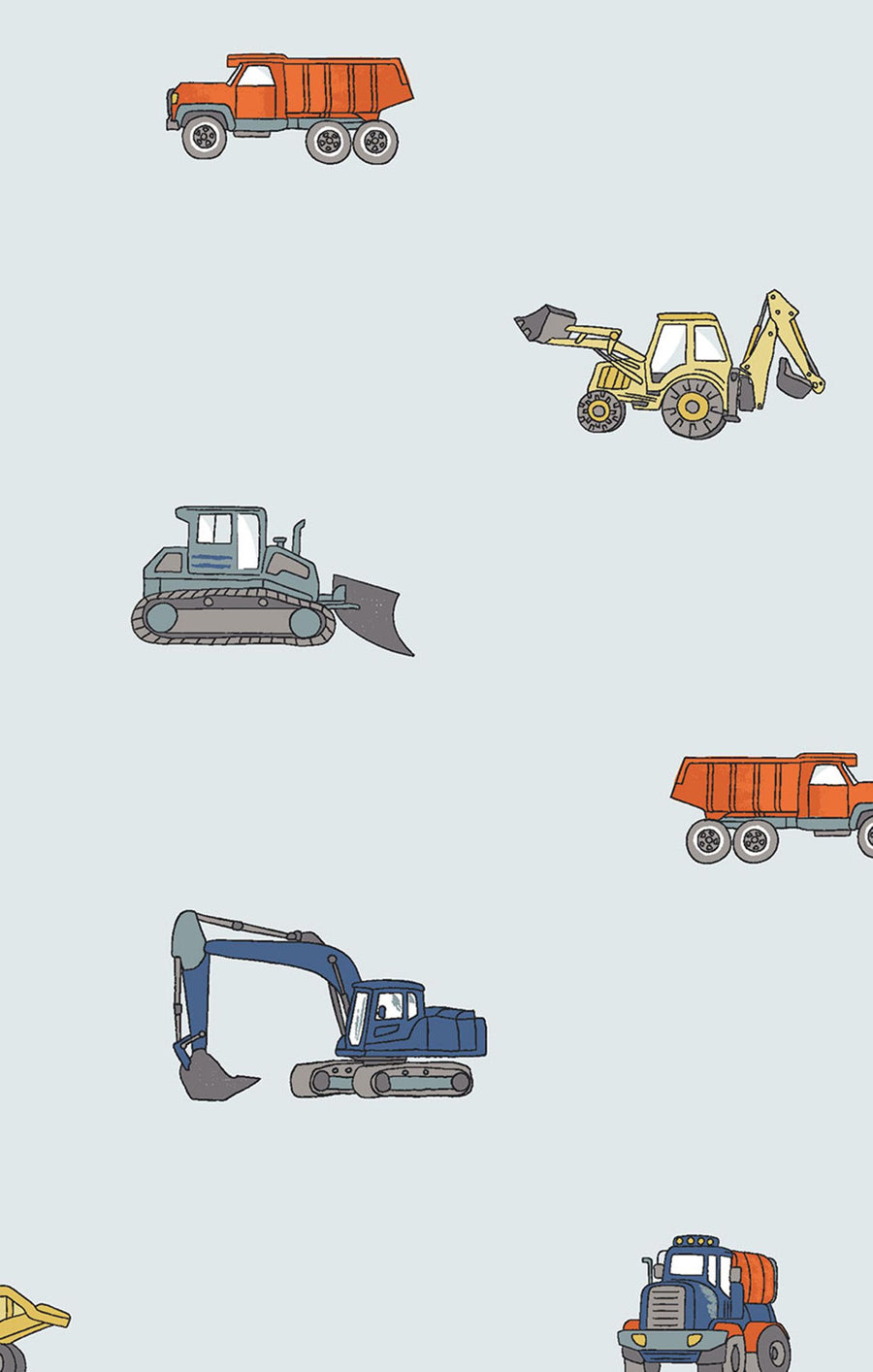 Uni Romper - Construction Vehicles