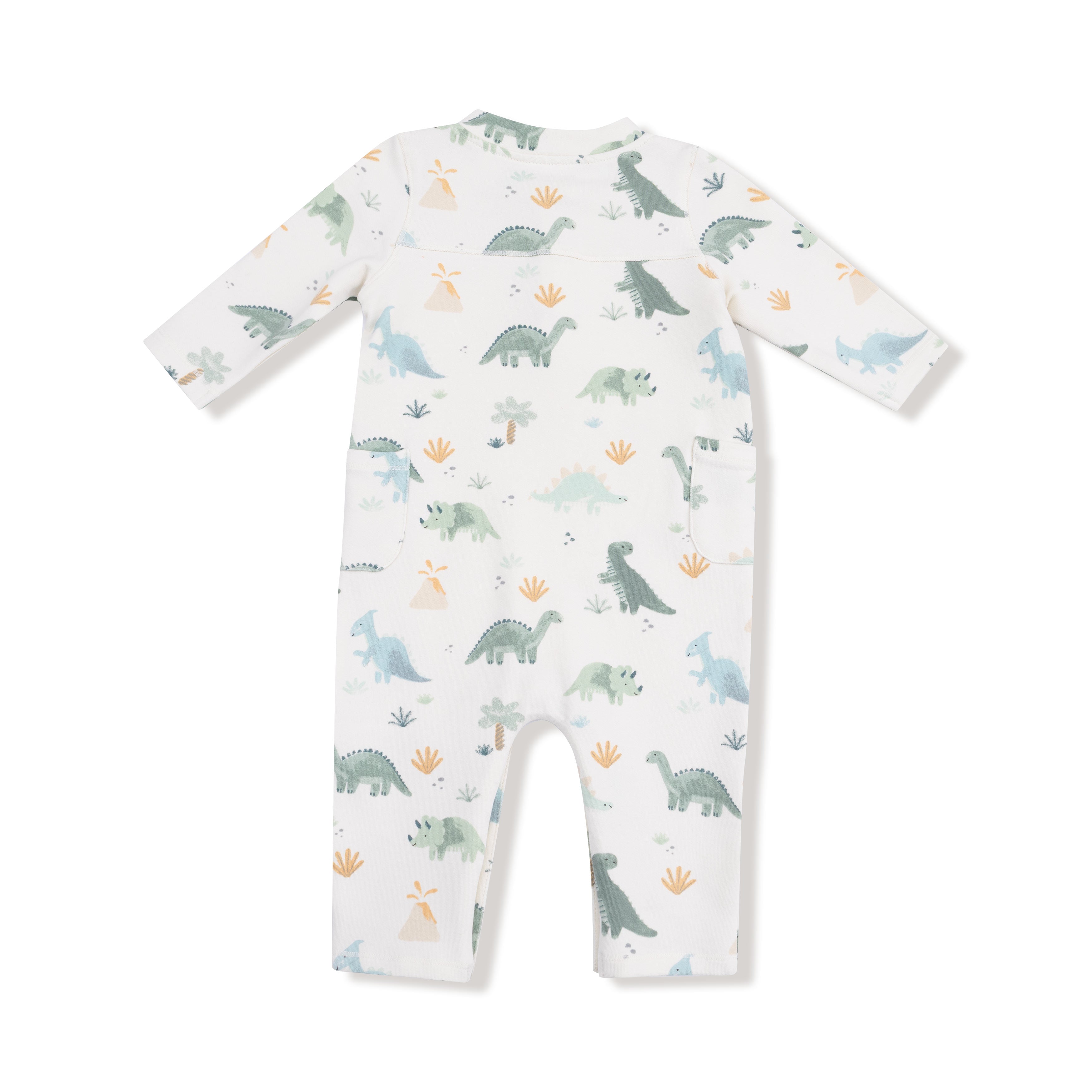 Uni Romper - Green Soft Dinos
