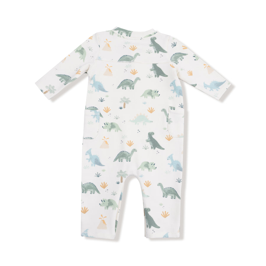 Uni Romper - Green Soft Dinos