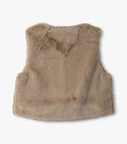 Cropped Faux Fur Vest
