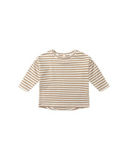 Long Sleeve Tee - Gold Stripe