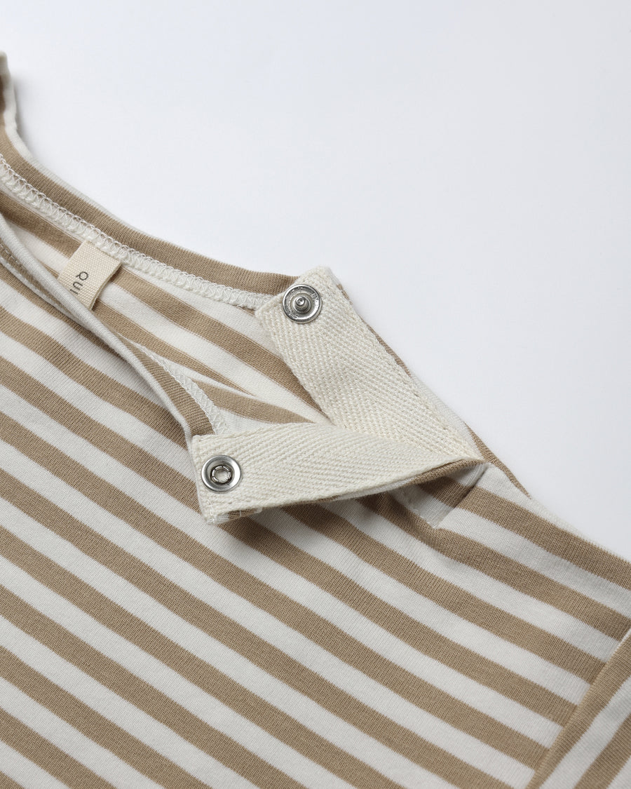 Long Sleeve Tee - Gold Stripe
