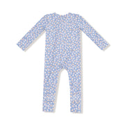 Bamboo Zipper Romper - Country Calico