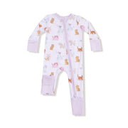 Bamboo Zipper Romper - Fancy Pets