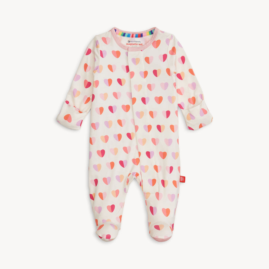Modal Magnetic Footie - XOXO - Pink