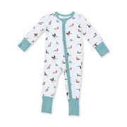 Bamboo Zipper Romper - American Ducks