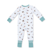 Bamboo Zipper Romper - American Ducks