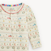 RightFit Magnetic Footie - Traditional Christmas