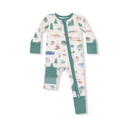 Bamboo Zipper Romper - Fishing Things