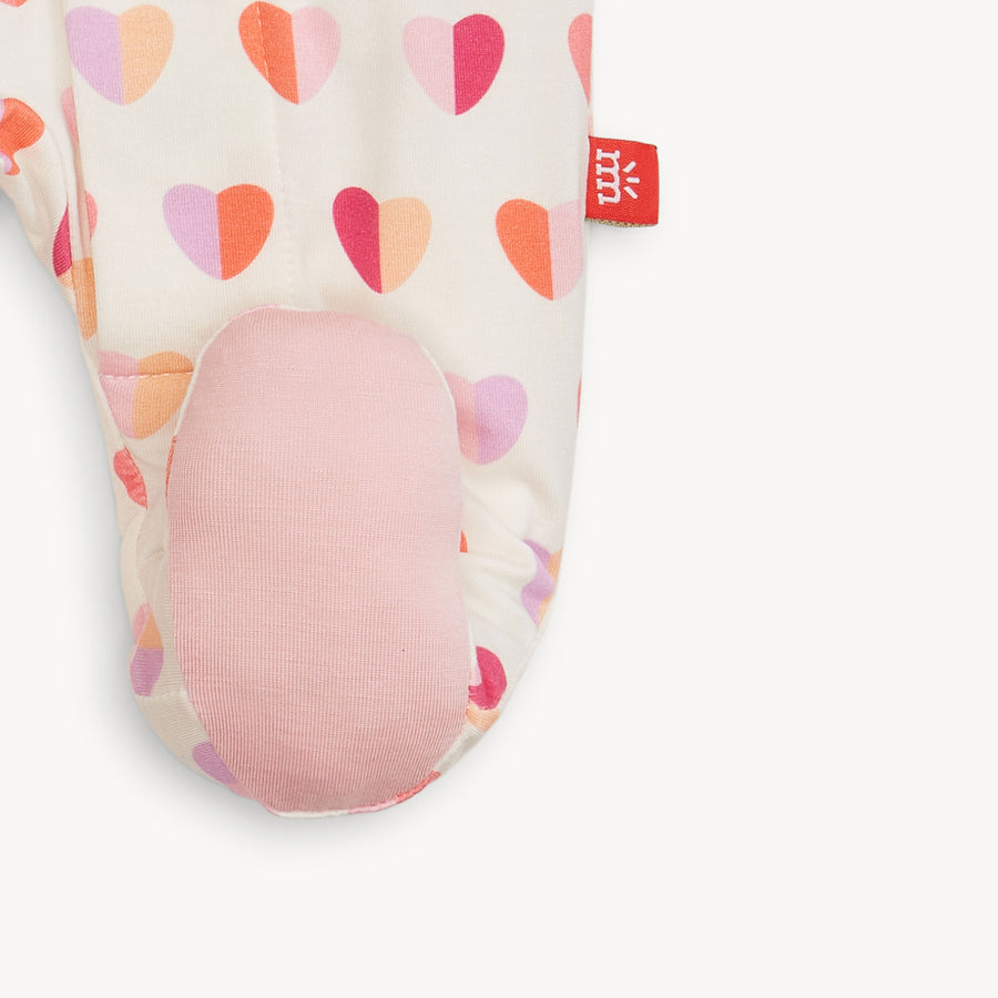 Modal Magnetic Footie - XOXO - Pink
