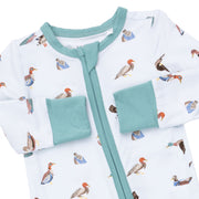 Bamboo Zipper Romper - American Ducks