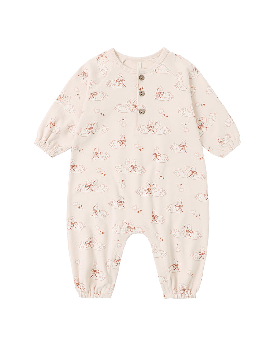 Henley Bubble Jumpsuit - Swans Vday