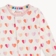 Modal Magnetic Footie - XOXO - Pink