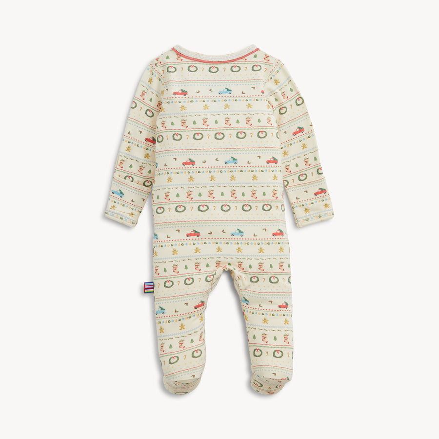 RightFit Magnetic Footie - Traditional Christmas