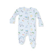 Bamboo Zipper Footie - Golf Pros