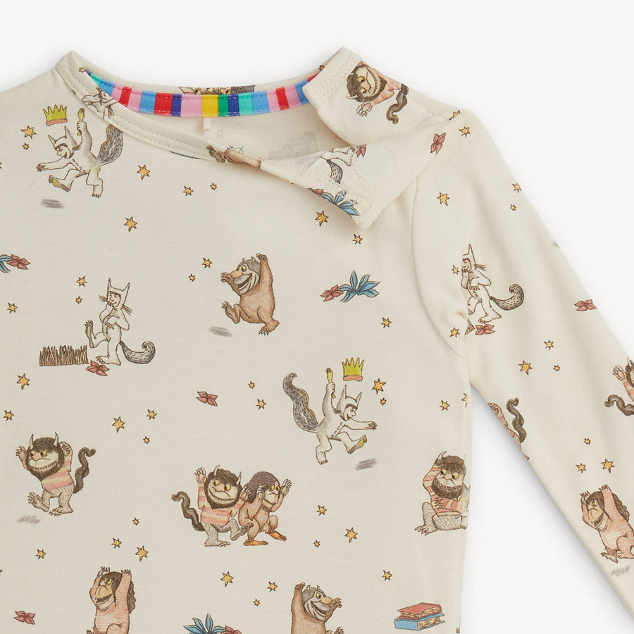 Modal Magnetic Long Sleeve Toddler Pajamas - Where the Wild Things Are