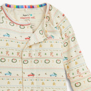 RightFit Magnetic Convertible Coverall - Traditional Christmas